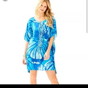 NWOT Lilly Pulitzer Caftan in Get Inky